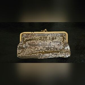1950s Whiting & Davis Gold Clutch